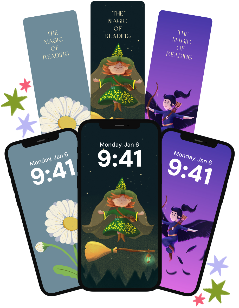 Bookmark and wallpaper